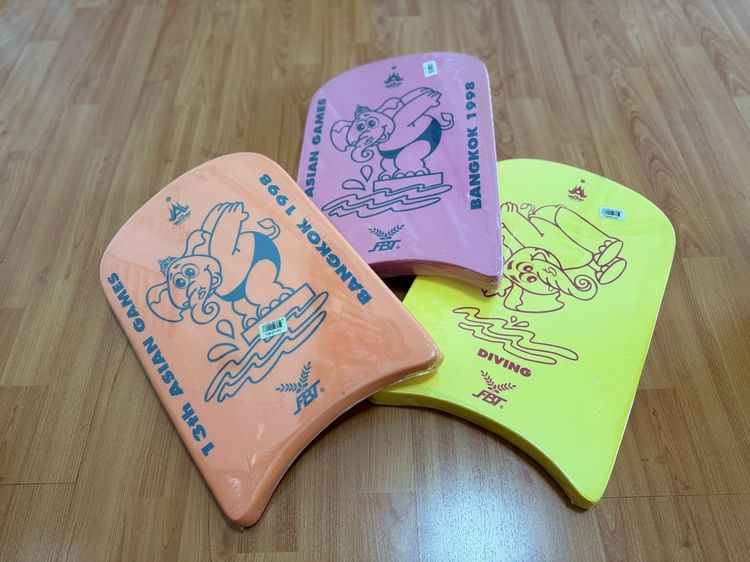 ➗➰ คิดราคาคนละครึ่ง 🏊🤿 โฟมว่ายน้ำ 3 ชิ้น Asian Game 1998 FBT 3 ชิ้น  ของแท้ ใหม่เก่าเก็บ  รูปที่ 2