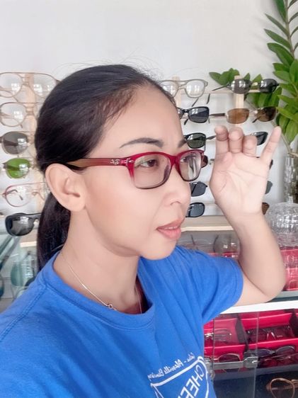 Ray-Ban kids เรย์แบนแท้ กรอบแว่นตา  ของเด็ก ผู้ใหญ่หน้าเล็กใส่ได้  รูปที่ 15