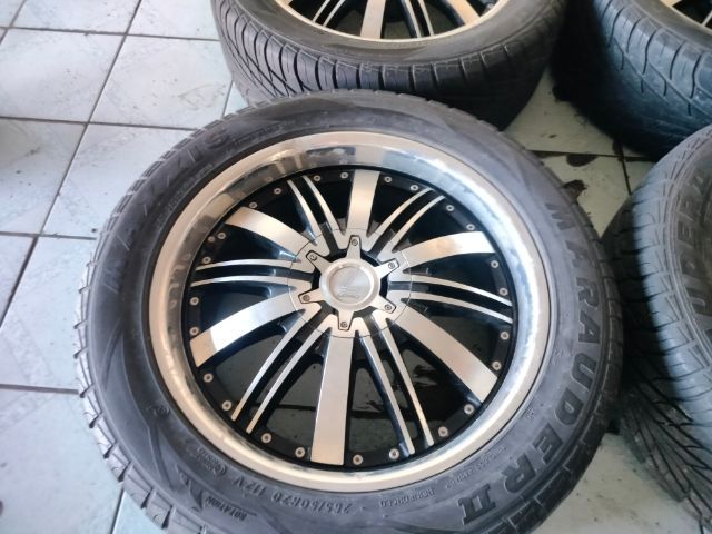 ล้อแม็กเบ็นโซ่ขอบ20 6รูพร้อมยาง รูปที่ 12