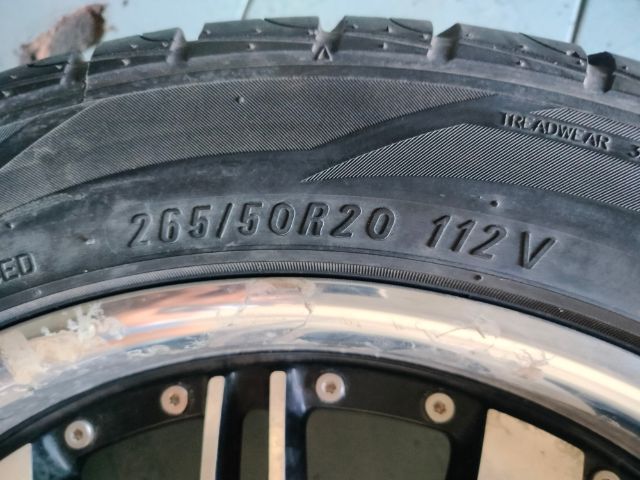 ล้อแม็กเบ็นโซ่ขอบ20 6รูพร้อมยาง รูปที่ 2