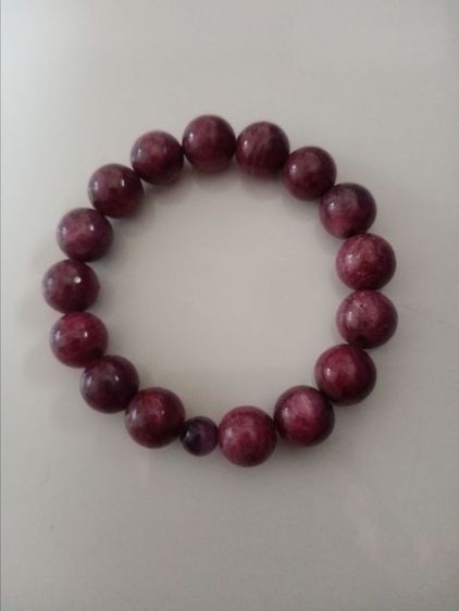 ข้อมือทับทิม เม็ด12 มิล(หนัก 63กรัม) ใส่สวยให้ความหมายดีเยี่ยมค่ะ รูปที่ 2