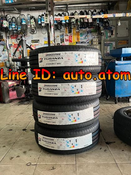 ขาย ยาง Bridgestone 215-55-17 (T005A) ใหม่ ปี 24 รูปที่ 4