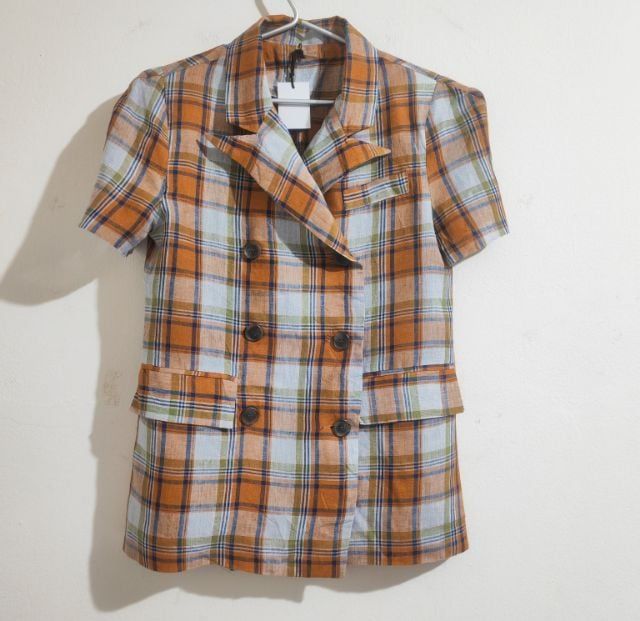 น้ำตาล อื่นๆ M สูทแขนสั้น ผู้หญิง