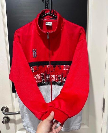 ชุดเซต เสื้อ,กางเกงวอร์มสีแดง แบรนด์ Superstar  รูปที่ 6