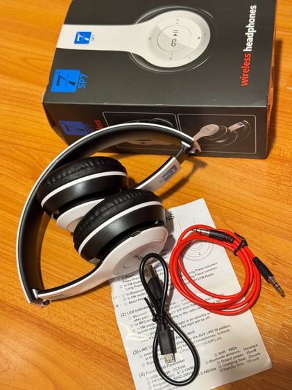 ➗➰ คิดราคาคนละครึ่ง ®️ สินค้าคุณภาพ🎧 หูฟังไร้สาย SP7 degrees wireless headphone รูปที่ 6