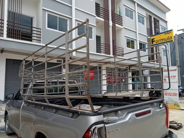 คอกเหล็กแปบทรงสูง​ พร้อมตะแกรงปิดหลังคา​หัว​เก๋ง​ โตโยต้า​รีโว่​ ตอน​เดียว​ แข็งแรงทนทาน รูปที่ 4