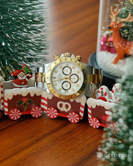 Rolex Daytona 16523 Yellow Gold White Diamond Dial Two-Tone Oyster 1999 40mm. รูปที่ 3