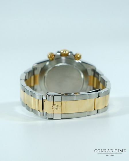 Rolex Daytona 16523 Yellow Gold White Diamond Dial Two-Tone Oyster 1999 40mm. รูปที่ 11
