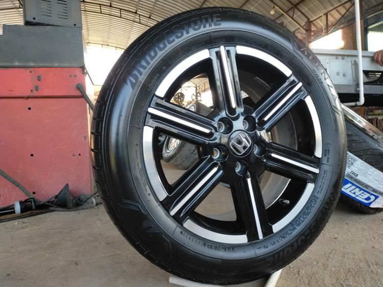 แม็กฮอนด้า สีเดิม ขอบ17 พร้อมยางบริสโตน 215 60 17 ปี22 ใส่ HRV,CRV g2 อื่นๆ 5 รู 114 รูปที่ 4