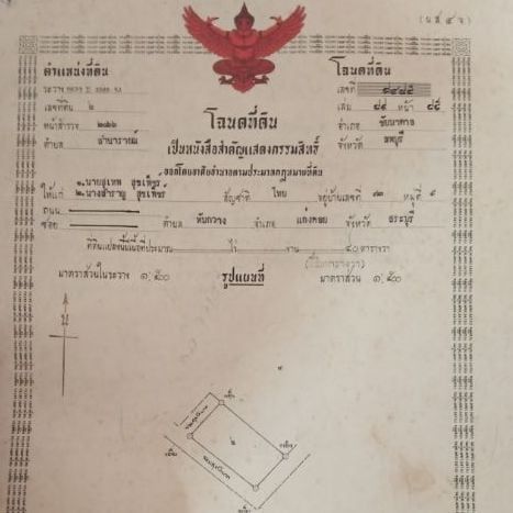 ขายที่พร้อมบ้านไม้เก่า 40 ตารางวา ในเมืองลำนารายณ์