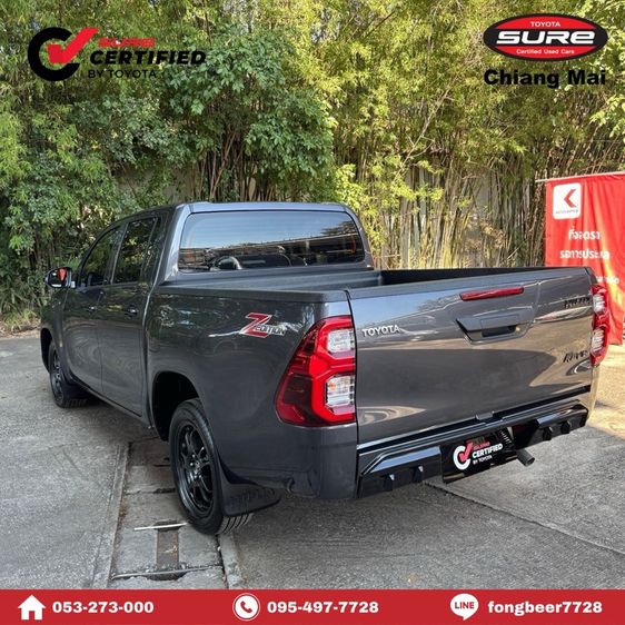 Toyota Hilux Revo 2024 Double Cab 2.4 Mid Z Edition Pickup ดีเซล ไม่ติดแก๊ส เกียร์อัตโนมัติ เทา รูปที่ 4