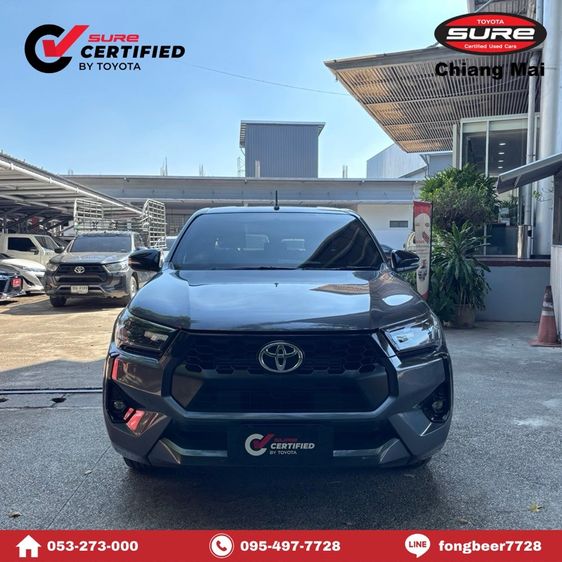 Toyota Hilux Revo 2024 Double Cab 2.4 Mid Z Edition Pickup ดีเซล ไม่ติดแก๊ส เกียร์อัตโนมัติ เทา รูปที่ 3