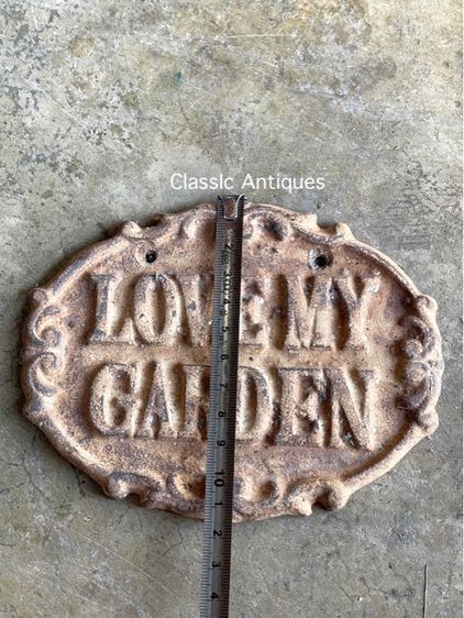 ป้ายแต่งร้านวงรี เหล็กหล่อ รูปที่ 11