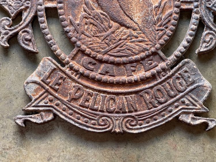 ป้าย เหล็กหล่อ สองหน้าสะสม รูปที่ 5