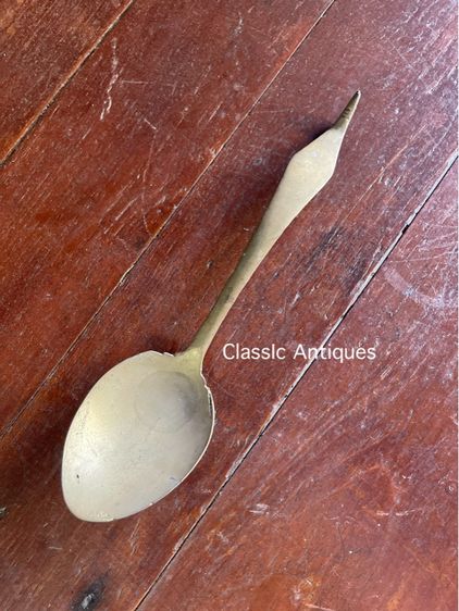 ทัพพี ทองเหลือง โบราณ