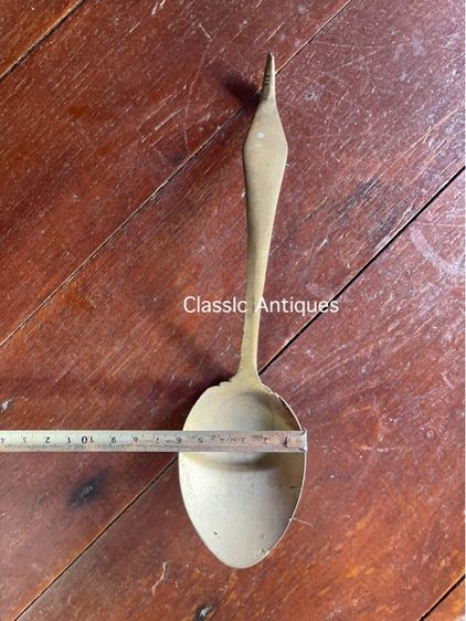 ทัพพี ทองเหลือง โบราณ รูปที่ 4