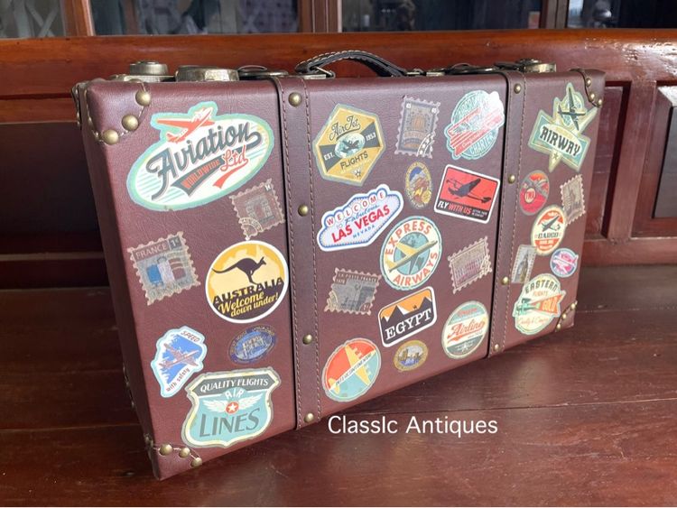 กระเป๋าเดินทาง ทรงวินเทจสะสม รูปที่ 3