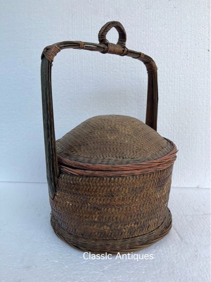 ตะกร้าจีน โบราณเก่าสะสมA10 รูปที่ 2