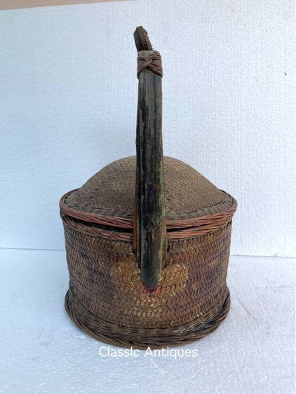 ตะกร้าจีน โบราณเก่าสะสมA10 รูปที่ 6