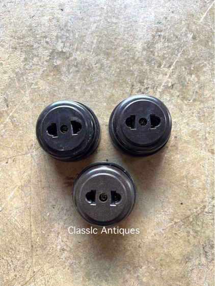 เต้าเสียบไฟ แบ็คกาไลท์ โบราณเก่าสะสม