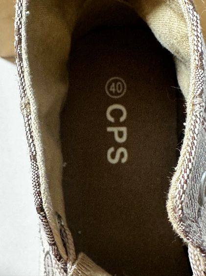 รองเท้าผ้าใบหุ้มข้อ ยี่ห้อ CPS ไซส์ 40 มือหนึ่ง ไม่มีกล่อง รูปที่ 6