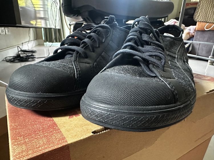 รองเท้าผ้าใบ ยี่ห้อ Onitsuka Tiger สีดำทมึน ไซส์ 40.5 มือหนึ่ง รูปที่ 2