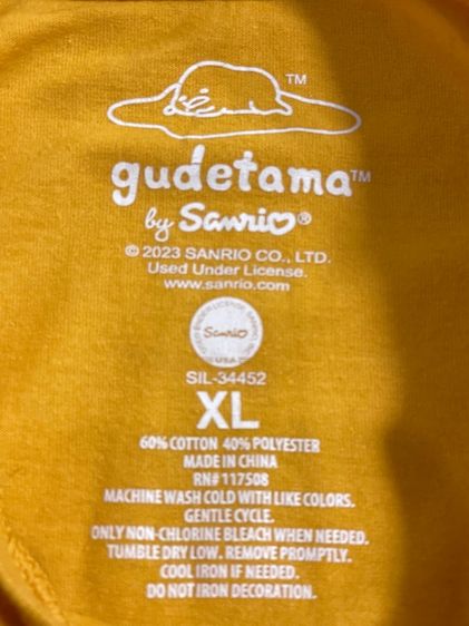 เสื้อยืด gudetama รูปที่ 4