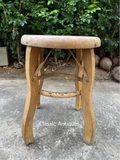 เก้าอี้ ข้าวมันไก่โบราณ เก่าสะสม รูปที่ 9