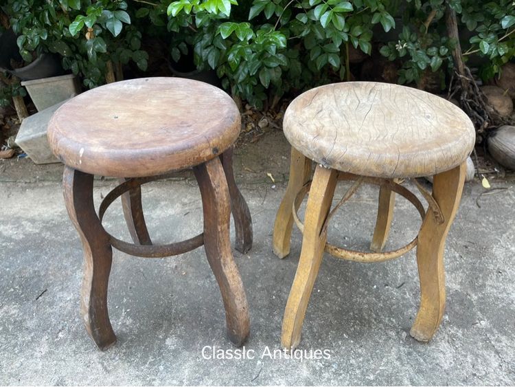 เก้าอี้ ข้าวมันไก่โบราณ เก่าสะสม รูปที่ 4