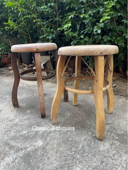 เก้าอี้ ข้าวมันไก่โบราณ เก่าสะสม รูปที่ 7