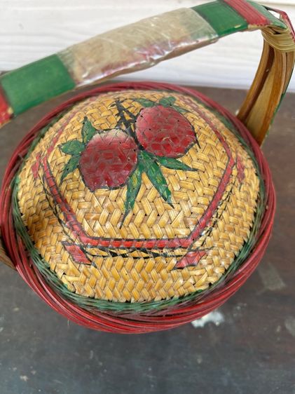 ตะกร้าจีน โบราณเก่าสะสมA8 รูปที่ 9