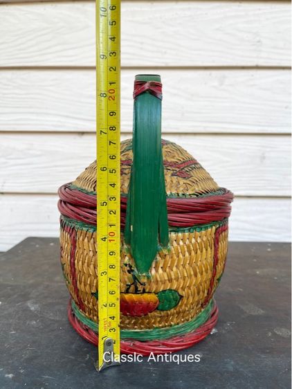 ตะกร้าจีน โบราณเก่าสะสมA8 รูปที่ 14