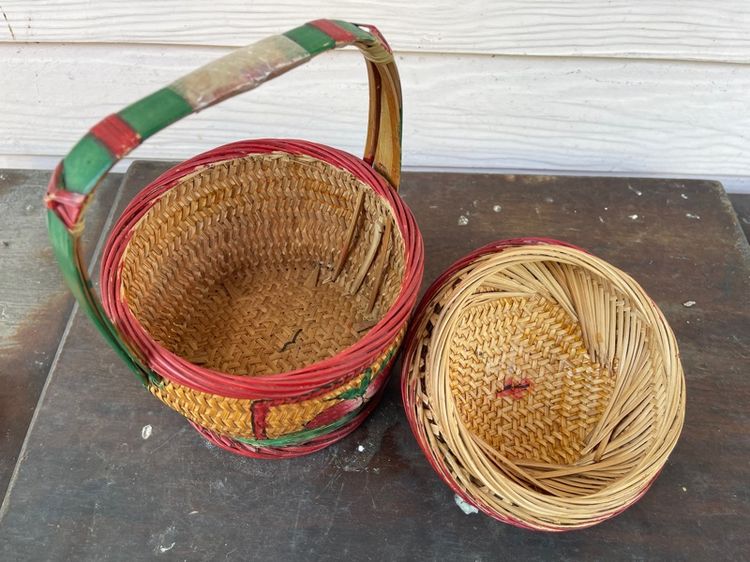 ตะกร้าจีน โบราณเก่าสะสมA8 รูปที่ 10