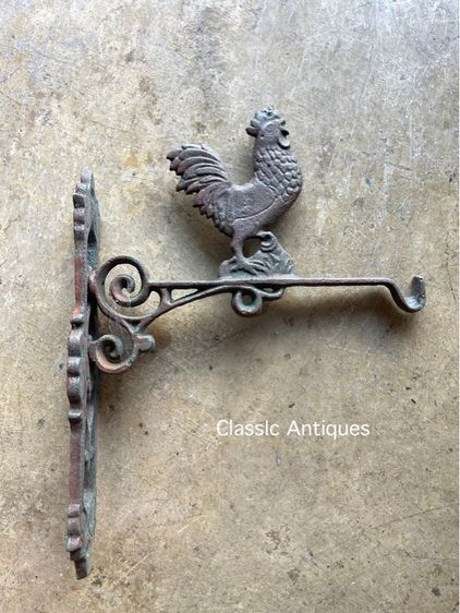 เหล็กฉากไก่ ใหญ่ แขวนตะเกียงสะสม รูปที่ 7