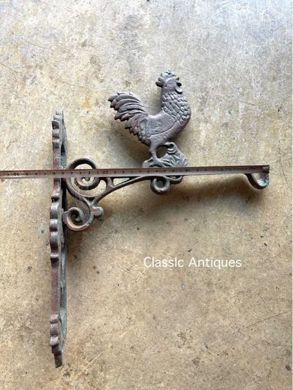 เหล็กฉากไก่ ใหญ่ แขวนตะเกียงสะสม รูปที่ 9