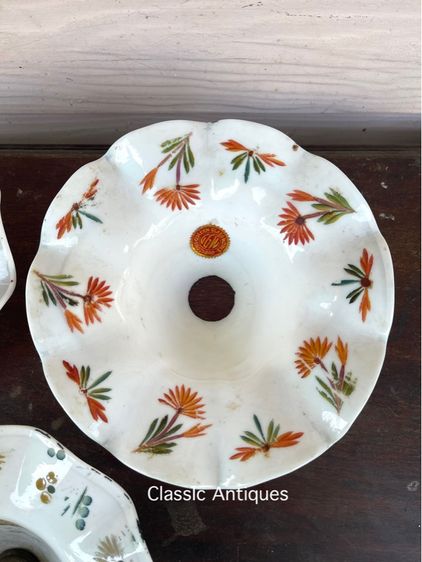 โคมไฟ จีบสะบัด เขียนลายโบราณ เก่าสะสม รูปที่ 5