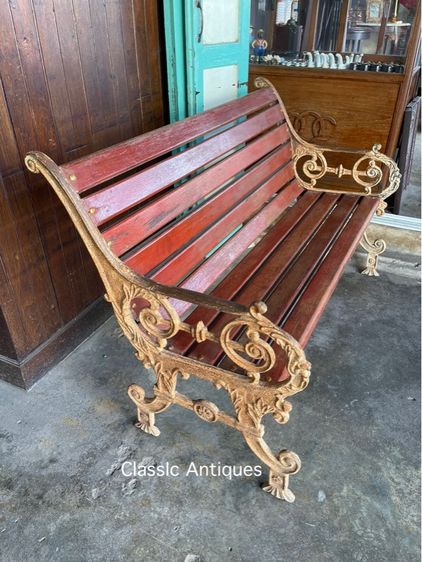 เก้าอี้ สนามหลุยส์ เหล็กหล่อสะสม รูปที่ 6