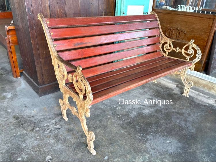 เก้าอี้ สนามหลุยส์ เหล็กหล่อสะสม รูปที่ 2