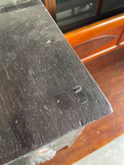 ตู้เก็บเงิน ไม้สักโบราณเก่าสะสม รูปที่ 5