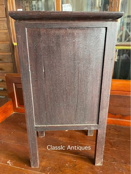 ตู้เก็บเงิน ไม้สักโบราณเก่าสะสม รูปที่ 9