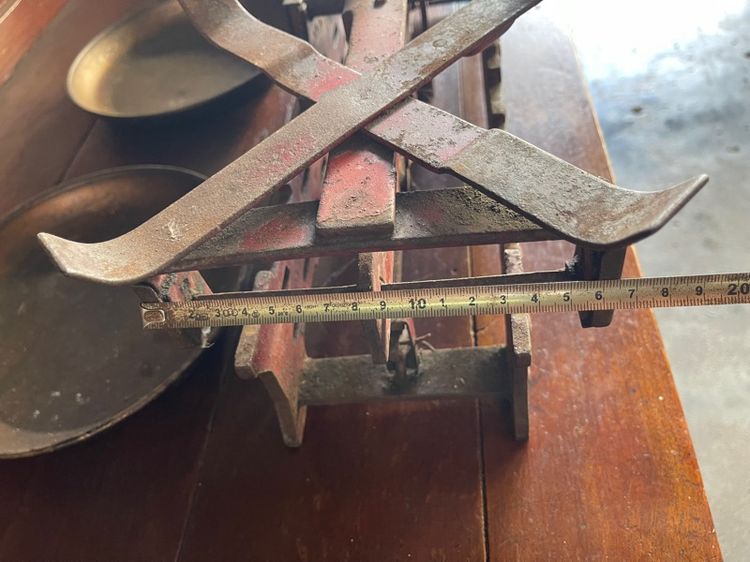 ตาชั่ง  10kg.เหล็กหล่อ โบราณสะสมA9 รูปที่ 13