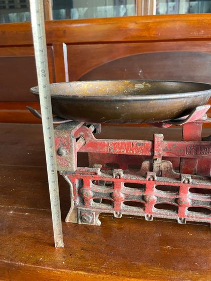 ตาชั่ง  10kg.เหล็กหล่อ โบราณสะสมA9 รูปที่ 18