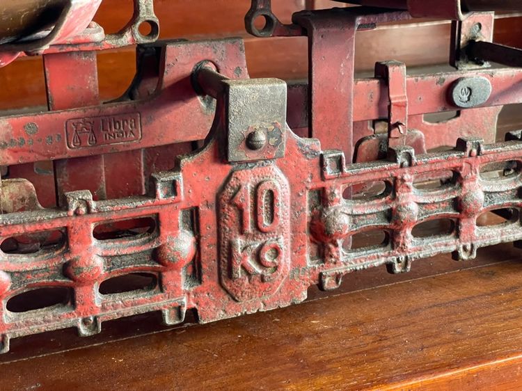 ตาชั่ง  10kg.เหล็กหล่อ โบราณสะสมA9 รูปที่ 7