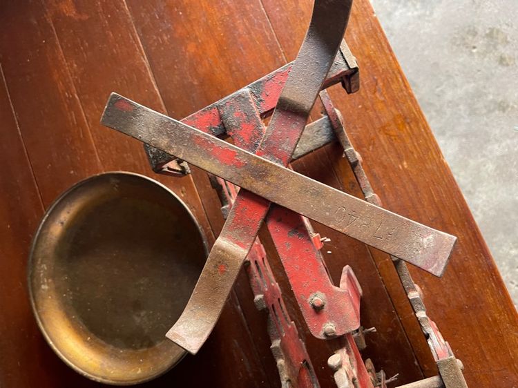 ตาชั่ง  10kg.เหล็กหล่อ โบราณสะสมA9 รูปที่ 16