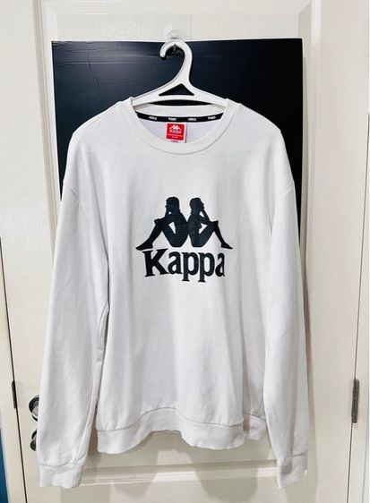 M แขนยาว สเวตเชิ้ต อื่นๆ เสื้อสเว็ตเตอร์สีขาว แบรนด์ kappa