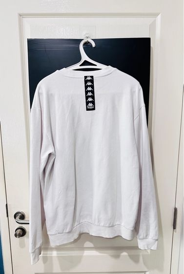 เสื้อสเว็ตเตอร์สีขาว แบรนด์ kappa รูปที่ 2