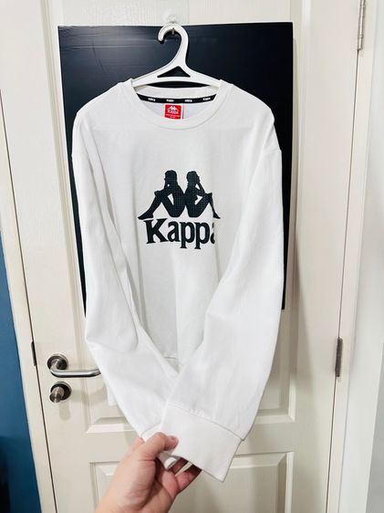 เสื้อสเว็ตเตอร์สีขาว แบรนด์ kappa รูปที่ 5