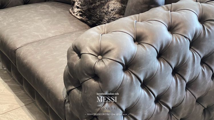 𝙼𝙴𝚂𝚂𝙸 𝚂𝙴𝚃  𝚕𝚞𝚡𝚞𝚛𝚒𝚘𝚞𝚜 𝙸𝚝𝚊𝚕𝚒𝚊𝚗 𝚜𝚘𝚏𝚊  โซฟาลัคชัวรี่ รุ่น เมสซี่ พร้อมโต๊ะกลาง รูปที่ 8