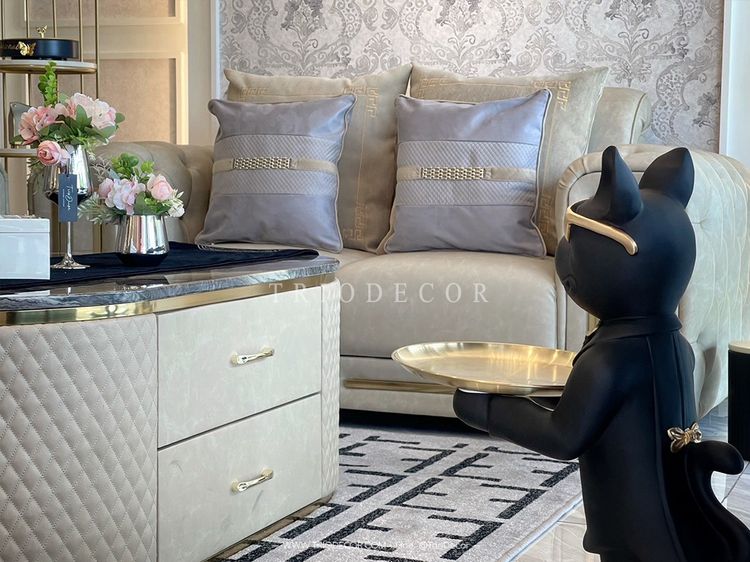 𝙶𝙸𝙾𝚅𝙰𝙽𝙸 𝚂𝙴𝚃 𝚕𝚞𝚡𝚞𝚛𝚒𝚘𝚞𝚜 𝙸𝚝𝚊𝚕𝚒𝚊𝚗 𝚜𝚘𝚏𝚊  โซฟาลัคชัวรี่ เซ็ต𝟹-𝟸-𝟷ที่นั่ง รุ่น จีโอวานี่ พร้อมโต๊ะกลาง รูปที่ 4