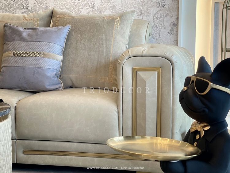 𝙶𝙸𝙾𝚅𝙰𝙽𝙸 𝚂𝙴𝚃 𝚕𝚞𝚡𝚞𝚛𝚒𝚘𝚞𝚜 𝙸𝚝𝚊𝚕𝚒𝚊𝚗 𝚜𝚘𝚏𝚊  โซฟาลัคชัวรี่ เซ็ต𝟹-𝟸-𝟷ที่นั่ง รุ่น จีโอวานี่ พร้อมโต๊ะกลาง รูปที่ 9